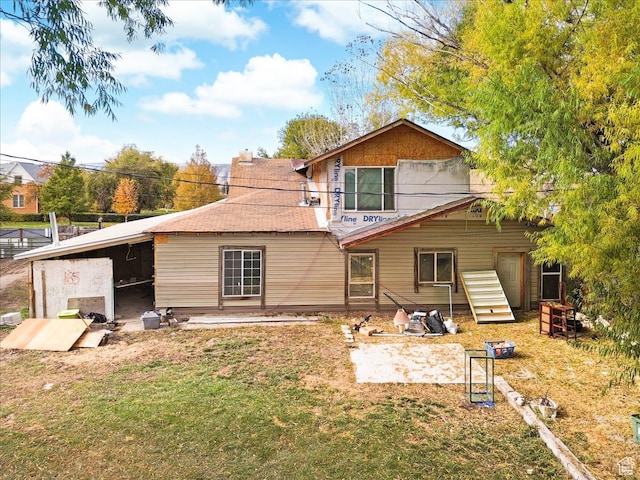 165 S 200 W, Manti, UT 84642 - back of property with a patio and a yard