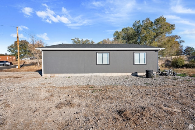 view of side of property