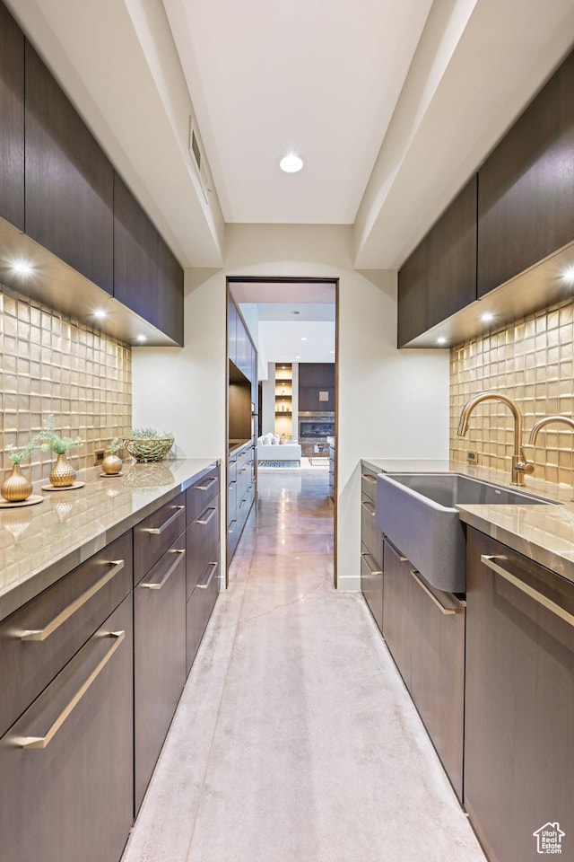 1748 N Cochise Dr, Ivins, UT 84738 - kitchen with a sink, modern cabinets, and recessed lighting