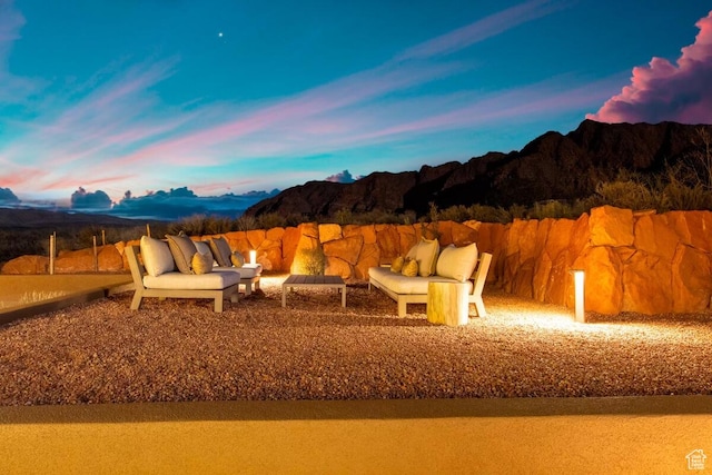 1748 N Cochise Dr, Ivins, UT 84738 - view of patio / terrace featuring a mountain view