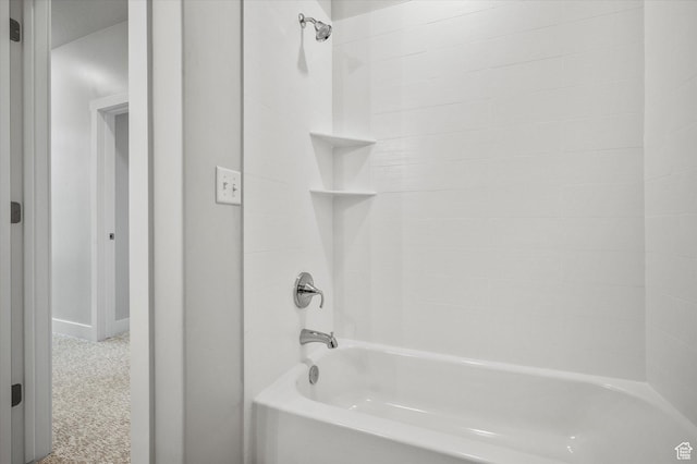 bathroom featuring tub / shower combination