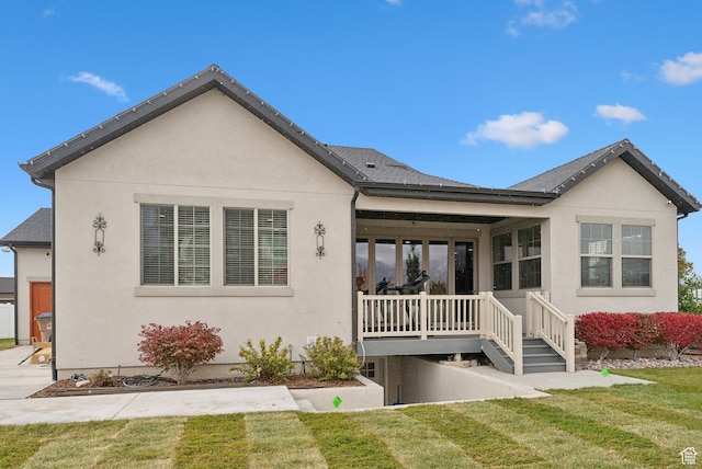 11959 S 235 E, Draper, UT 84020 - back of house with a yard and stucco siding