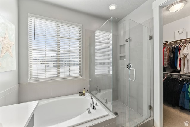 11959 S 235 E, Draper, UT 84020 - full bath with a shower stall, a garden tub, and a spacious closet