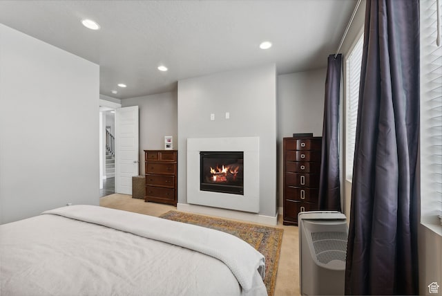 11959 S 235 E, Draper, UT 84020 - bedroom with a glass covered fireplace and recessed lighting