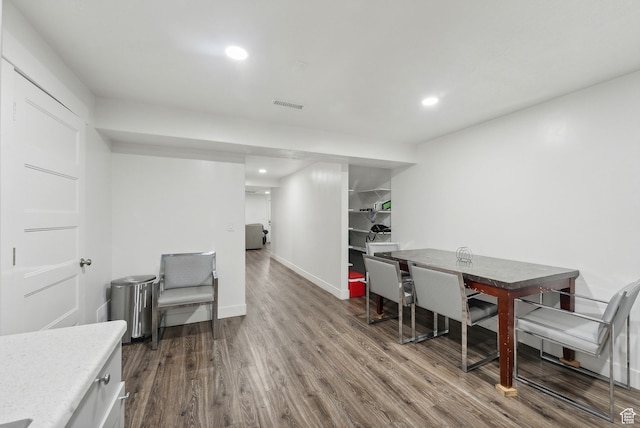 11959 S 235 E, Draper, UT 84020 - dining room with dark wood-style floors, recessed lighting, and baseboards