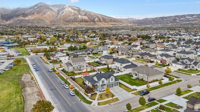 11959 S 235 E, Draper, UT 84020 - aerial view of residential area featuring a mountain backdrop