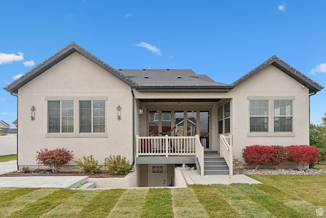 11959 S 235 E, Draper, UT 84020 - back of house with a yard and stucco siding