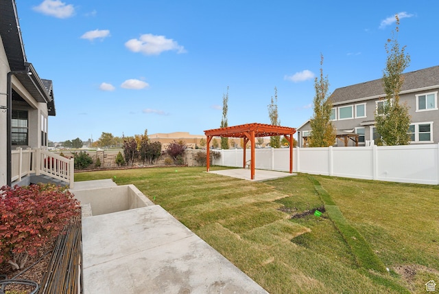 11959 S 235 E, Draper, UT 84020 - view of yard with a pergola and a patio area