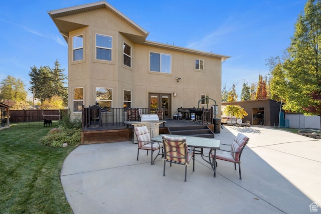 2745 E 4510 S, Holladay, UT 84117 - rear view of property featuring a patio and a yard