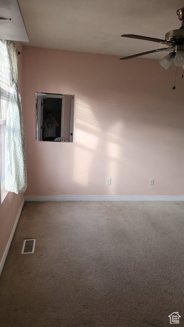 449 N 400 W, Heber City, UT 84032 - carpeted empty room with ceiling fan