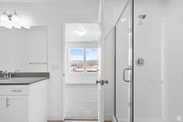 1084 E 1930 S Unit 423, Heber City, UT 84032 - bathroom with vanity and an enclosed shower