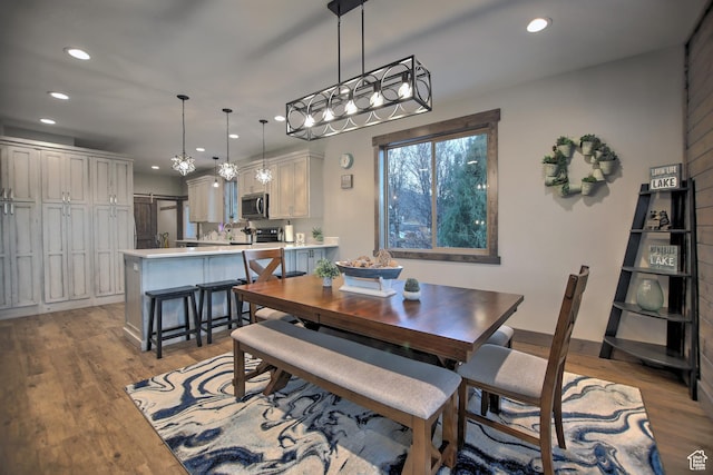 1400 N Cisco Cir, Garden City, UT 84028 - dining room featuring recessed lighting and light wood finished floors