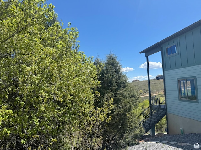 1400 N Cisco Cir, Garden City, UT 84028 - view of yard featuring stairs