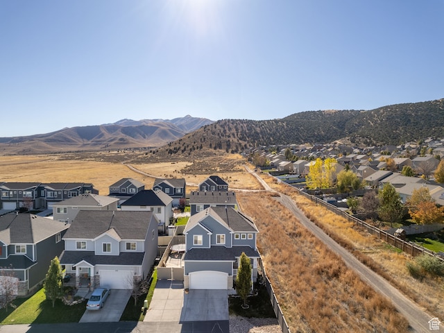 4182 E Paddock Way, Eagle Mountain, UT 84005 - drone / aerial view featuring a mountain view