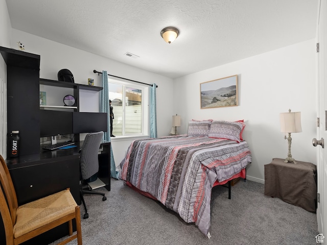 4182 E Paddock Way, Eagle Mountain, UT 84005 - bedroom with carpet flooring and a textured ceiling