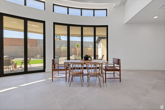 3967 N Hillside Way, Santa Clara, UT 84765 - tiled dining space featuring a healthy amount of sunlight