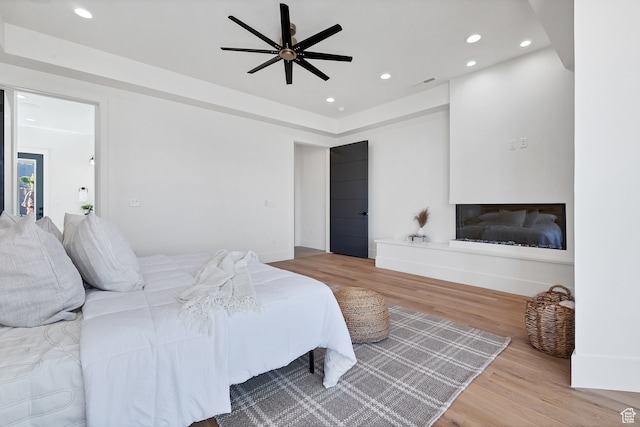 3967 N Hillside Way, Santa Clara, UT 84765 - bedroom featuring hardwood / wood-style flooring and ceiling fan