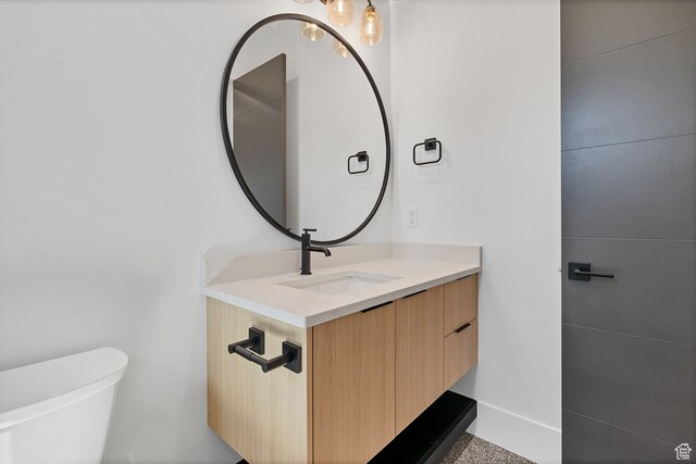 3967 N Hillside Way, Santa Clara, UT 84765 - bathroom with vanity and toilet