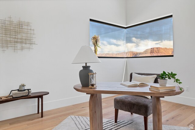 3967 N Hillside Way, Santa Clara, UT 84765 - office space featuring wood-type flooring and a healthy amount of sunlight