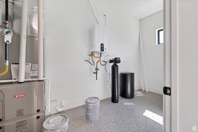 3967 N Hillside Way, Santa Clara, UT 84765 - utilities featuring heating unit and tankless water heater