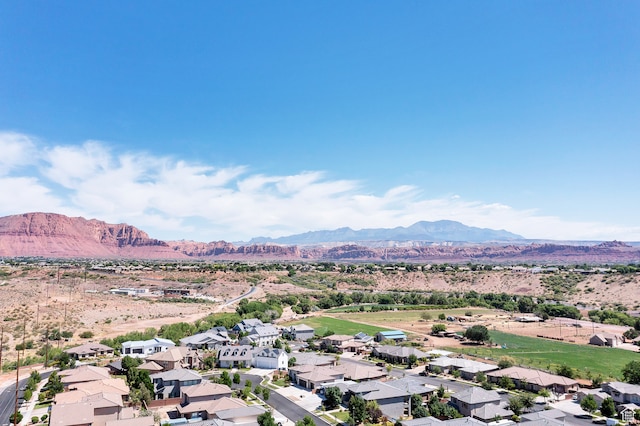 3967 N Hillside Way, Santa Clara, UT 84765 - drone / aerial view with a mountain view