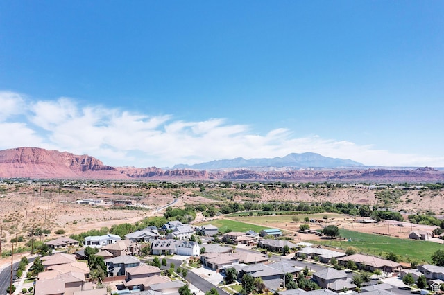 3967 N Hillside Way, Santa Clara, UT 84765 - aerial view of a mountain backdrop
