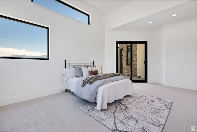 3967 N Hillside Way, Santa Clara, UT 84765 - carpeted bedroom featuring access to outside
