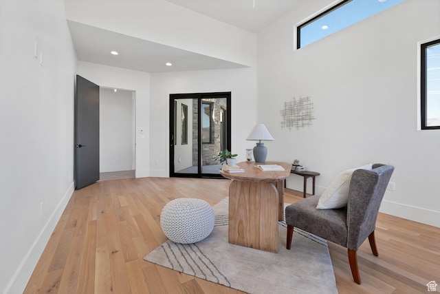 3967 N Hillside Way, Santa Clara, UT 84765 - entrance foyer featuring light wood-style floors, baseboards, and recessed lighting