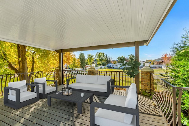 158 E Shepard Ln, Kaysville, UT 84037 - deck featuring an outdoor living space