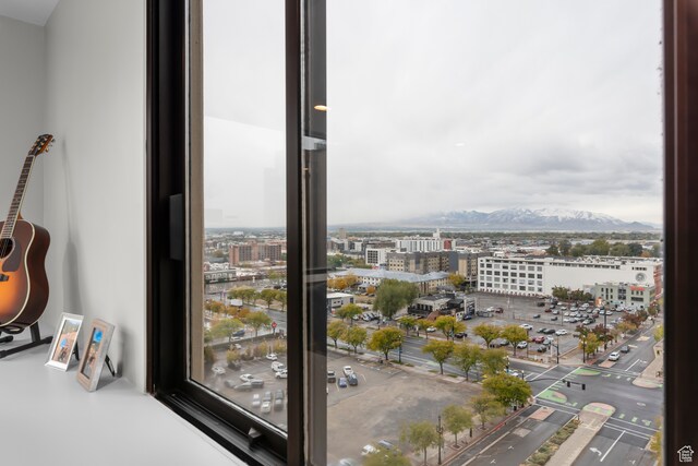 44 W Broadway S Unit 1205S, Salt Lake City, UT 84101 - exterior space featuring a mountain view