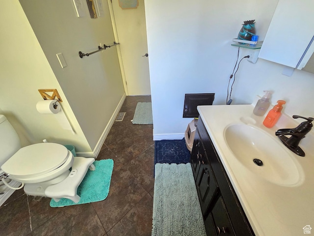 1088 N Nayon St Unit F, Layton, UT 84040 - bathroom with toilet, vanity, and baseboards