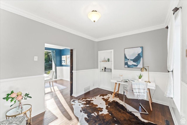 673 E 7th Ave, Salt Lake City, UT 84103 - office with crown molding and wood finished floors