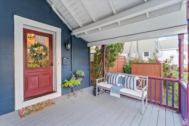 673 E 7th Ave, Salt Lake City, UT 84103 - wooden deck featuring a porch