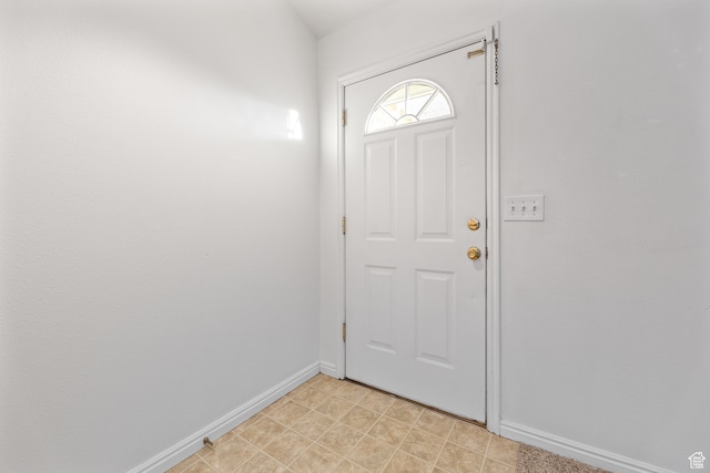 view of doorway to outside