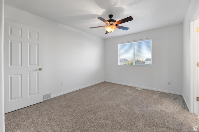 948 W 540th St S, Tooele, UT 84074 - empty room featuring carpet, a ceiling fan, and baseboards