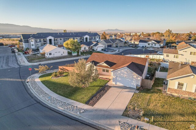 948 W 540th St S, Tooele, UT 84074 - aerial view of residential area with a mountain backdrop