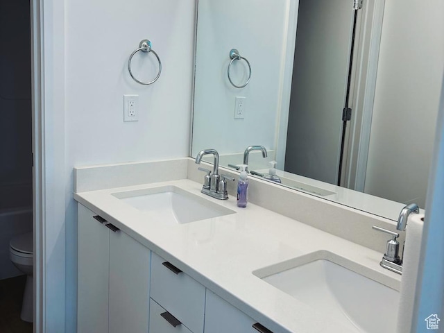 15224 S Tall Woods Dr, Draper Ut Cnty, UT 84020 - full bathroom featuring toilet and double vanity