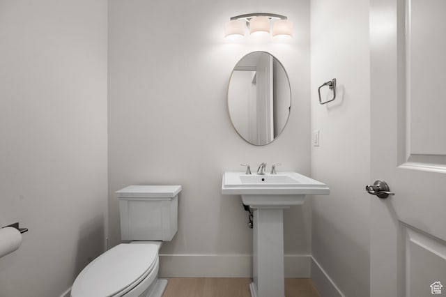 bathroom with toilet