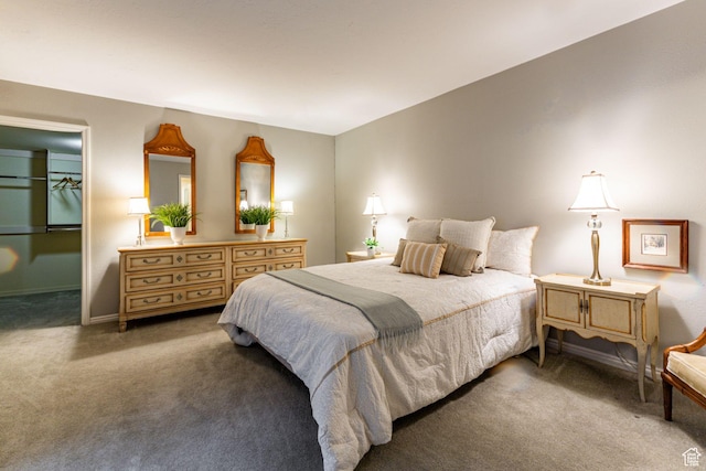 6435 S 1610 E, Murray, UT 84121 - carpeted bedroom featuring a walk in closet and baseboards