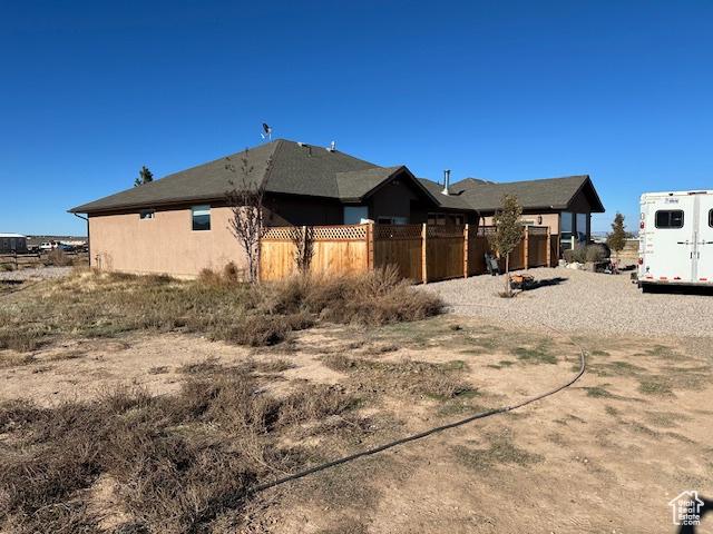 3741 W 5200 N, Cedar City, UT 84721 - back of house with fence