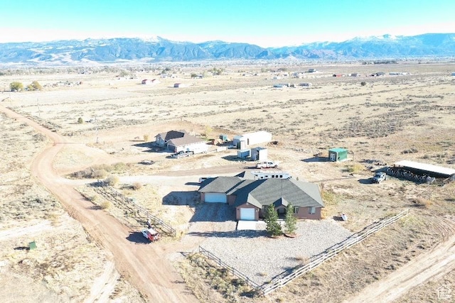 3741 W 5200 N, Cedar City, UT 84721 - aerial view of sparsely populated area featuring a desert landscape and mountains
