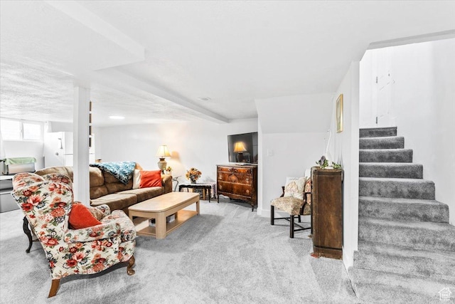 2034 S Laine Ave E, Ogden, UT 84401 - living area featuring carpet and stairway