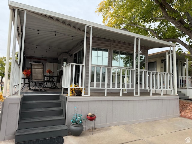 1150 W Red Hills Pkwy Unit 51, Washington, UT 84780 - view of patio with covered porch
