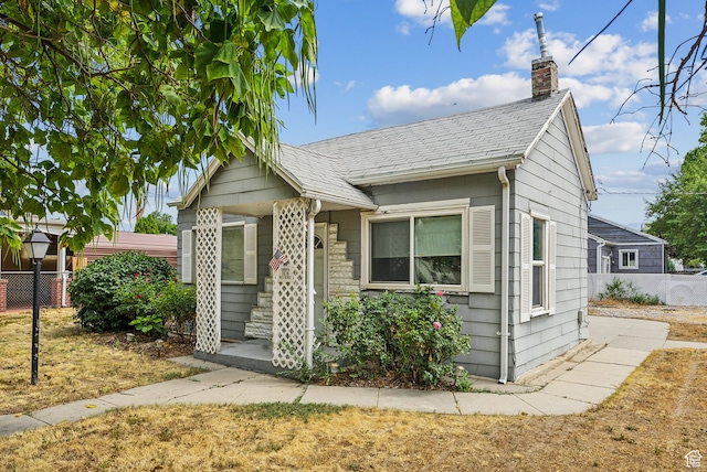view of bungalow-style house