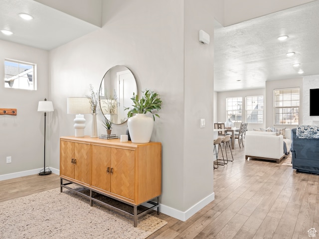 2424 N Lazy J Ln, Lehi, UT 84043 - interior space featuring hardwood / wood-style flooring and a textured ceiling