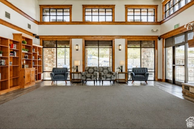 lobby featuring visible vents