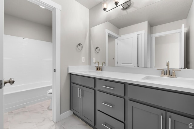 1849 S 2475 W, West Haven, UT 84401 - full bathroom with vanity, toilet, and shower / washtub combination