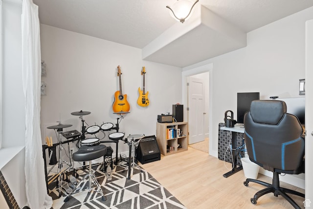 6443 W Early Bird Dr, South Jordan, UT 84009 - home office with wood finished floors