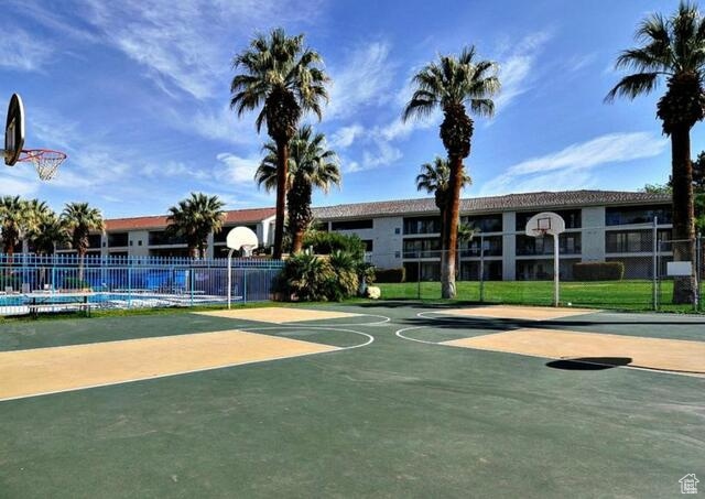view of sport court