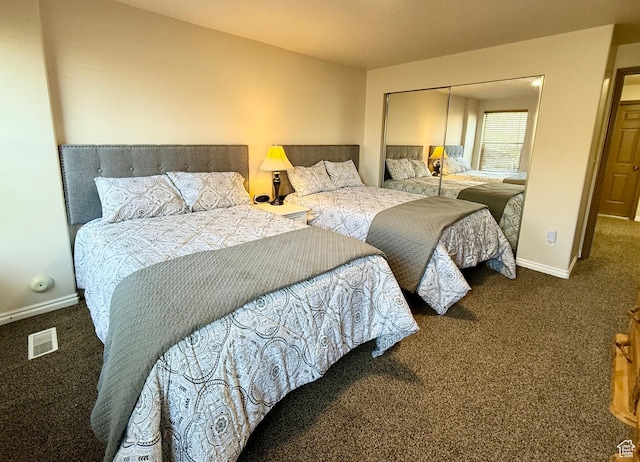 3521 N Fox Run Unit 811, Eden, UT 84310 - carpeted bedroom featuring baseboards and a closet